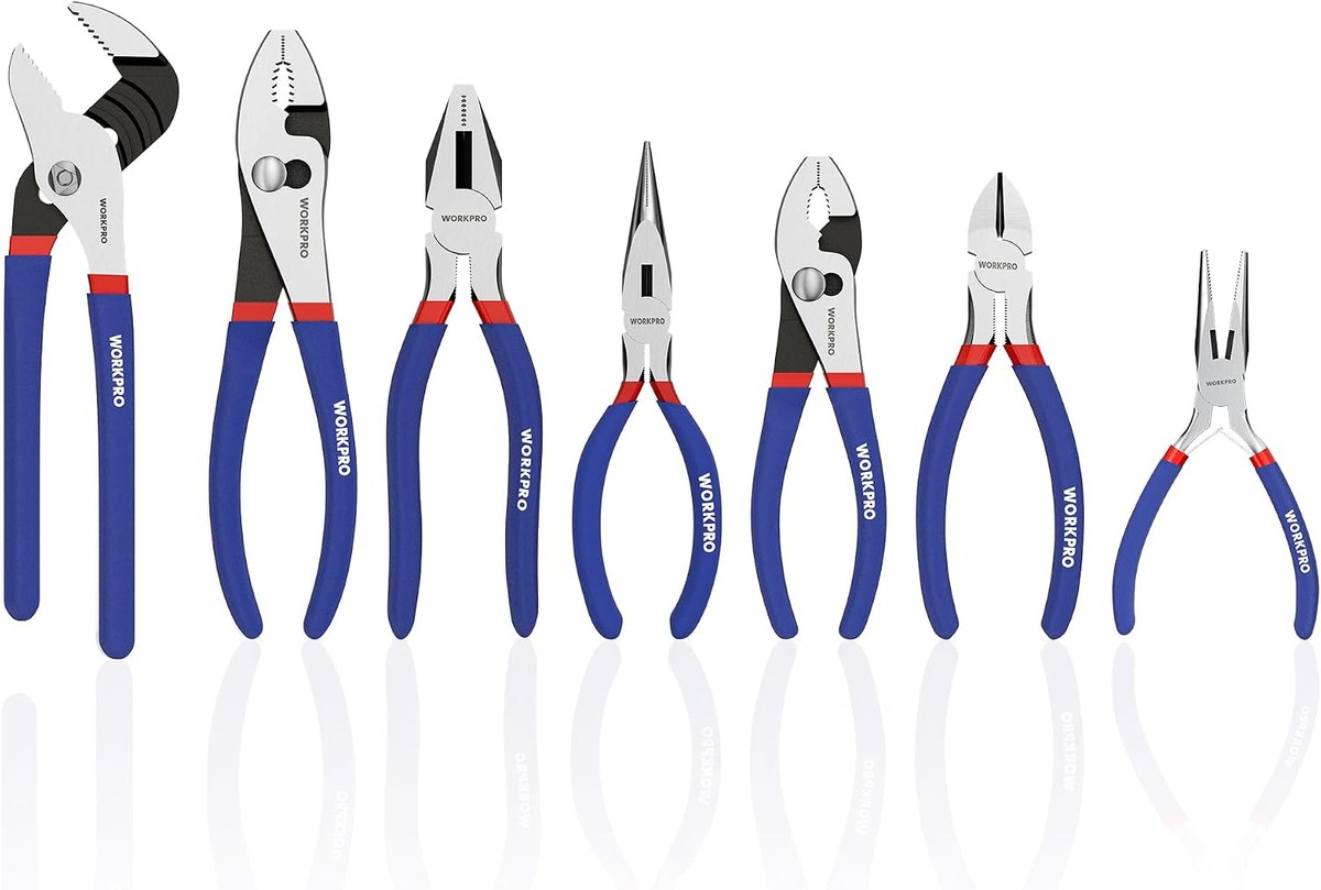 WORKPRO 7-Piece Pliers Set