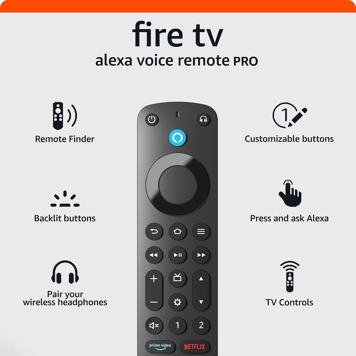 Fire TV Alexa Voice Remote Pro