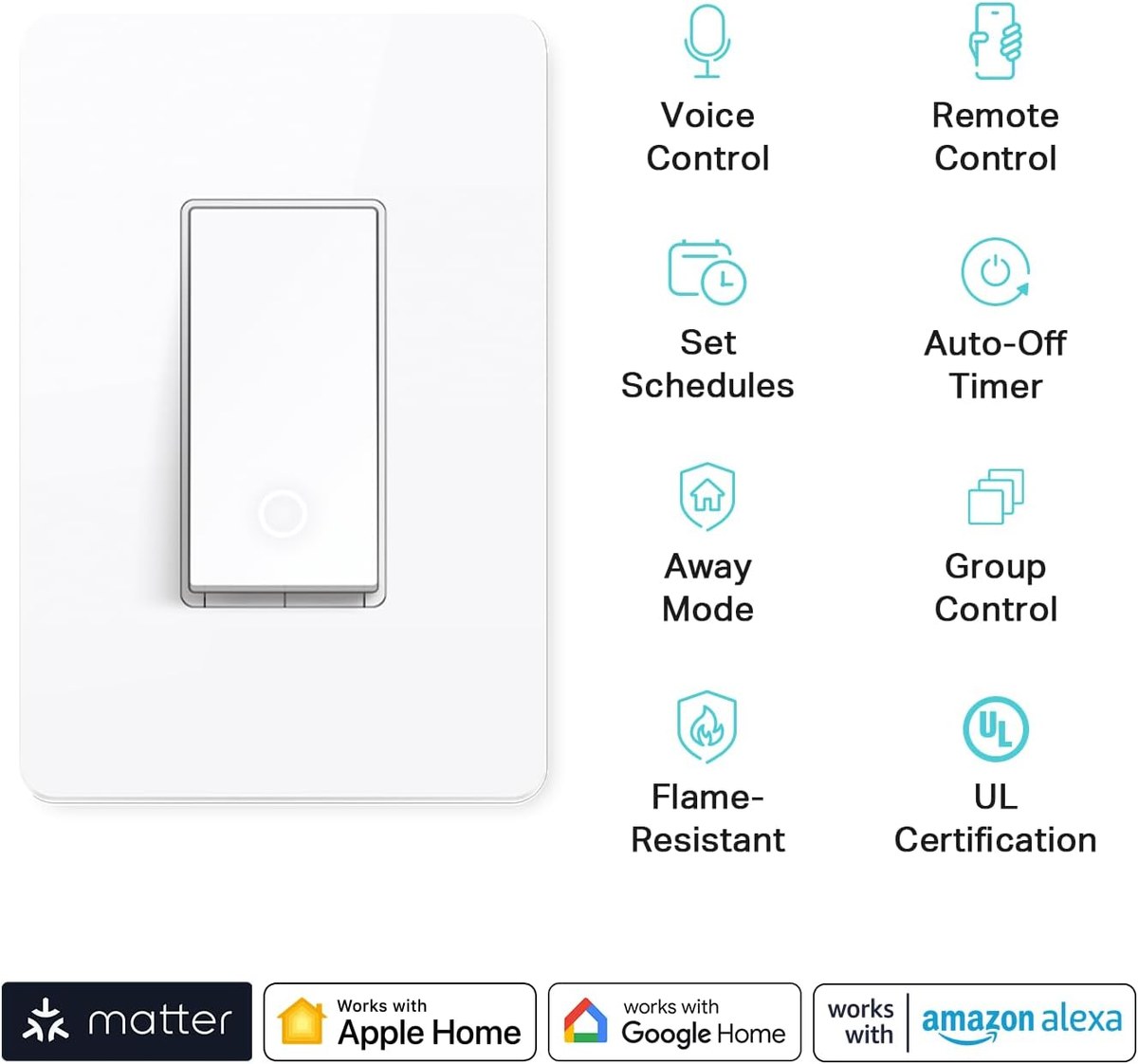 Kasa Matter Smart Light Switch (KS205)