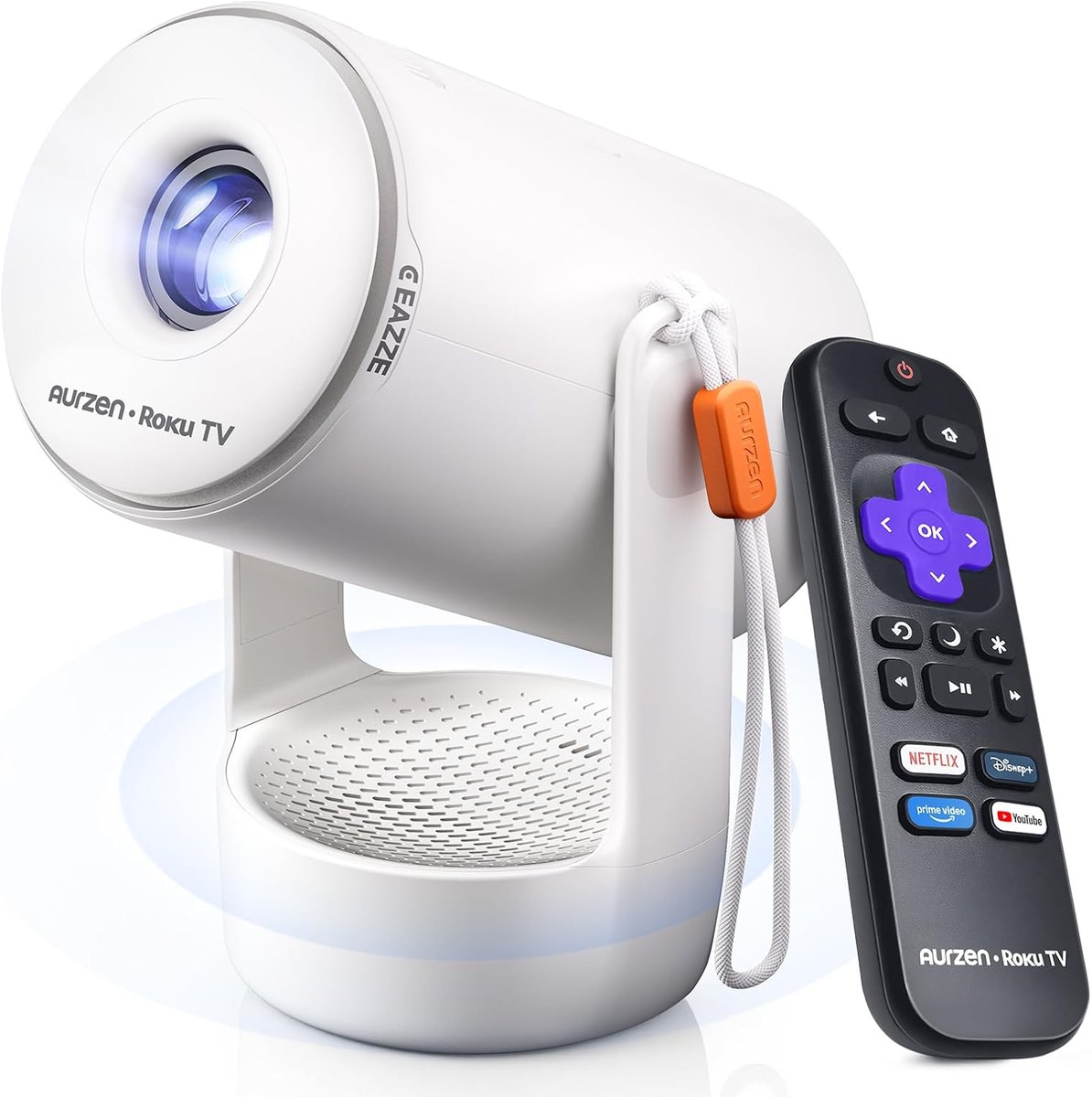 Aurzen Roku TV E1R Mini Projector